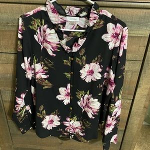Calvin Klein long sleeve blouse